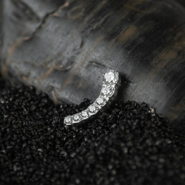 Dermal Top 16-18g 7 gemas cristal