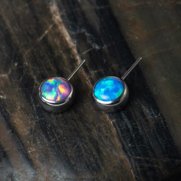 Threadless Top Front Facing Opalo 5mm