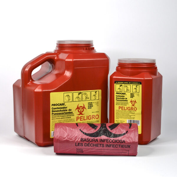 Recipiente RPBI Rojo