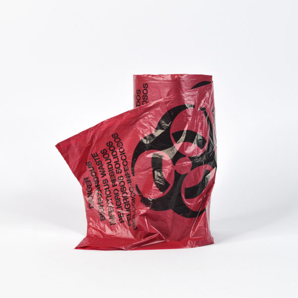 Rollo Bolsa Roja para RPBI 60x60cm 100pz