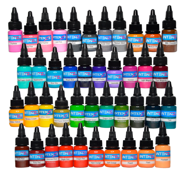 Tinta para Tatuar Intenze Ink 1/2oz