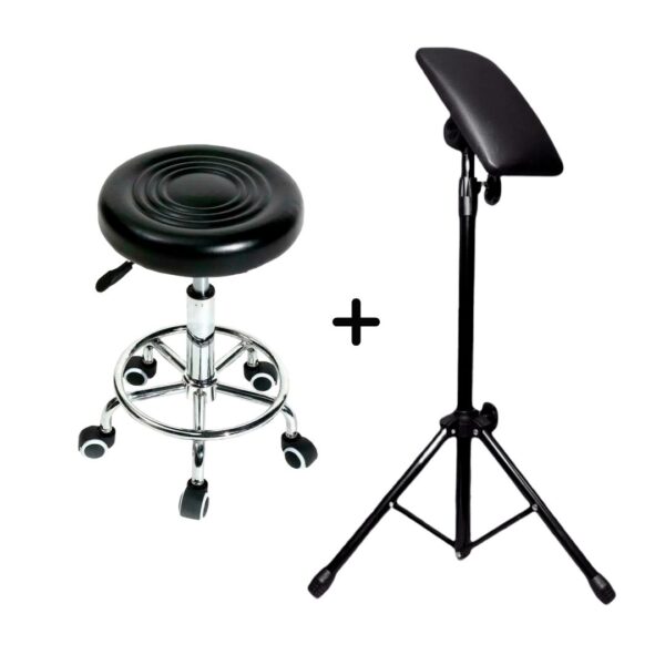 Banco Giratorio + Descansa brazos sencillo